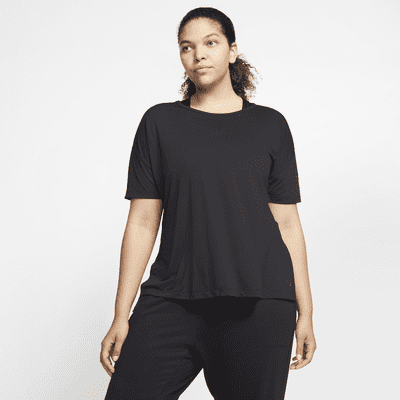 Nike Yoga Women's Short-Sleeve Top (Plus Size). Nike CA