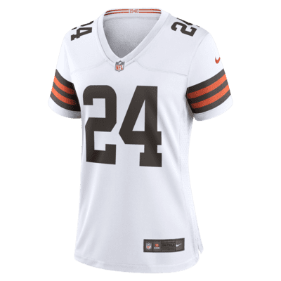 NFL Cleveland Browns (Nick Chubb) Women's Game Football Jersey.