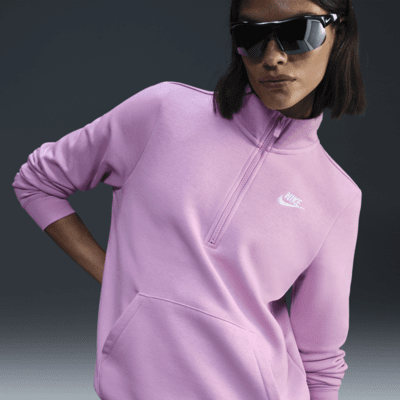 Sudadera de medio cierre para mujer Nike Sportswear Club Fleece