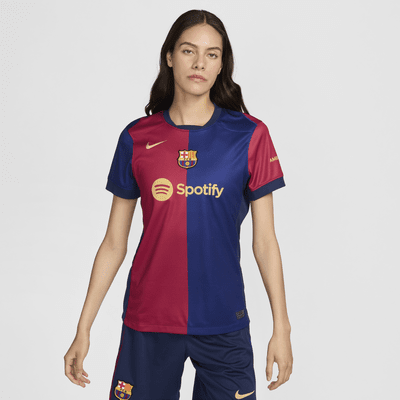 FC Barcelona 2024/25 Stadium Home Replika-Fußballtrikot mit Nike Dri-FIT-Technologie (Damen)