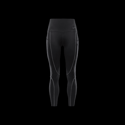 Leggings a 7/8 a vita alta con tasche e sostegno elevato Nike Go – Donna