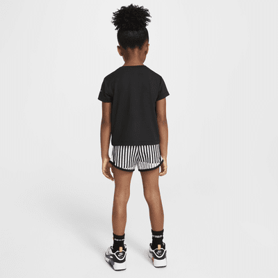 Nike Dri-FIT Femme Pop Toddler T-Shirt and Tempo Shorts Set