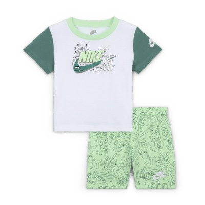 Nike Sportswear Create Your Own Adventure Baby (12-24M) T-Shirt and Shorts Set