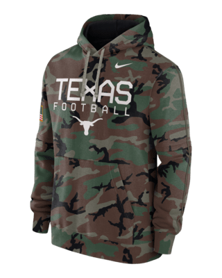 Мужское худи Texas Longhorns Military Appreciation Club Men’s Nike College Pullover Hoodie