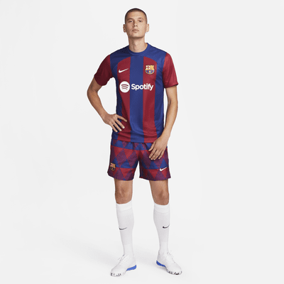 Nike FC Barcelona Dri Fit Stadium Home 22/23 Short Sleeve T-Shirt