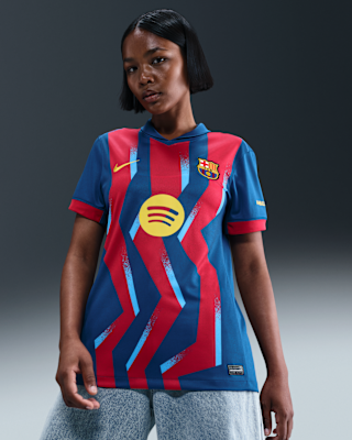 Женские джерси FC Barcelona 2025/26 Stadium Fourth Nike Dri-FIT Soccer Replica Jersey