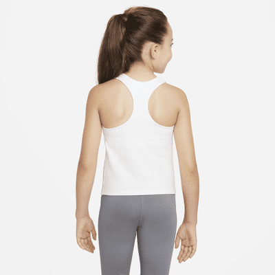 Camiseta de tirantes con bra deportivo para niña talla grande Nike Swoosh