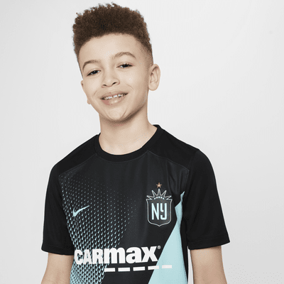 Jersey Nike Dri-FIT de la NWSL tipo réplica para niños talla grande NJ/NY Gotham FC 2024 Stadium Primary