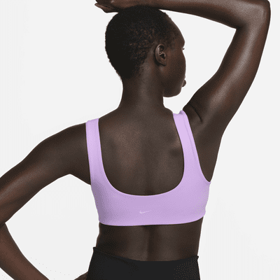 Brassière de sport à maintien léger avec doublure légère et encolure en U Nike Alate All U pour femme