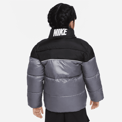 Chamarra para niños talla pequeña Nike Colorblock Puffer Jacket