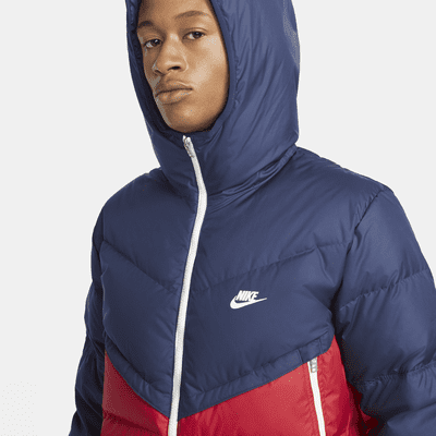 nike windrunner hooded zip puffer jacket