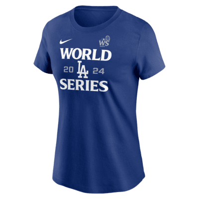 Los Angeles Dodgers 2024 World Series Authentic Collection Women's Nike MLB T-Shirt