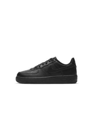 Nike Air Force Le Black/Black Preschool Kids' Shoes, Size: 1