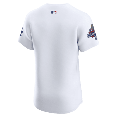 Jersey Nike Dri-FIT ADV de la MLB Elite para hombre Los Angeles Dodgers 2024 World Series Champions