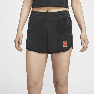 NikeCourt Heritage Women's Mid-Rise French Terry Tennis Shorts