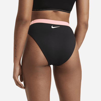 Prenda para la parte inferior de natación de cintura alta con bloques de color para mujer Nike