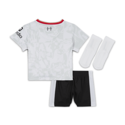 Divisa da calcio in 3 pezzi Nike Liverpool FC 2024/25 per bebè e bimbo/a – Terza