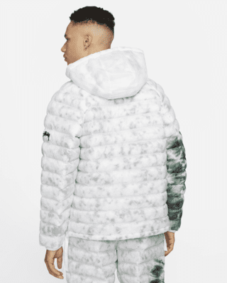 Nike x stussy insulated pullover jacket white Clearance