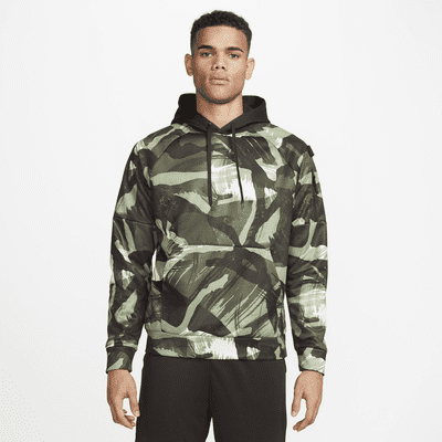 Nike Therma-FIT Sudadera con capucha de fitness con estampado de camuflaje por toda la prenda - Hombre