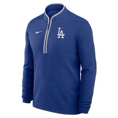 Los Angeles Dodgers Victory Men's Nike Dri-FIT MLB 1/2-Zip Long-Sleeve Top