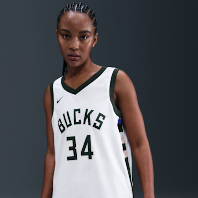 Milwaukee Bucks Association Edition Nike Dri-FIT NBA Swingman férfimez