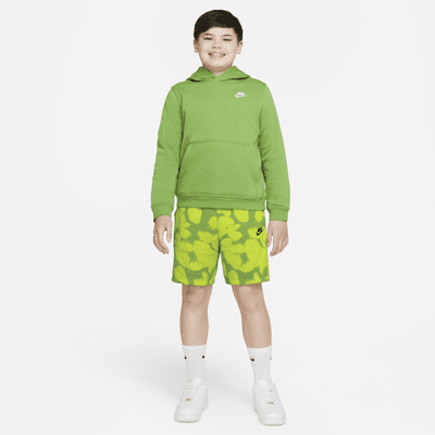 Nike Sportswear Big Kids' (Boys') Printed French Terry Shorts (Extended Size)