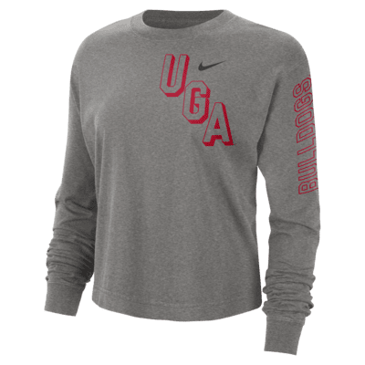 Georgia Heritage Women's Nike College Boxy Crew-Neck T-Shirt