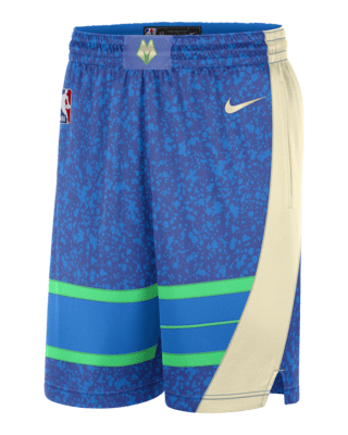 Мужские шорты Milwaukee Bucks City Edition 2023/24 Nike Dri-FIT NBA Swingman Shorts