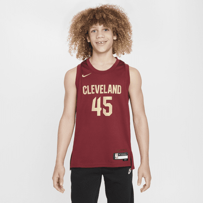 Cleveland Cavaliers 2023/24 Icon Edition Older Kids' (Boys') Nike Dri ...