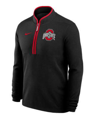 Мужские  Ohio State Buckeyes Victory Nike Dri-FIT College 1/2-Zip Long-Sleeve Top