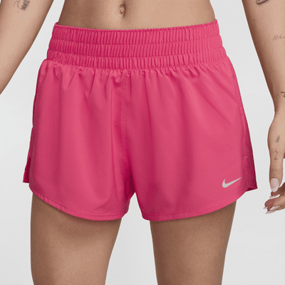 Shorts Dri-FIT 2 en 1 de tiro medio de 8 cm para mujer Nike One