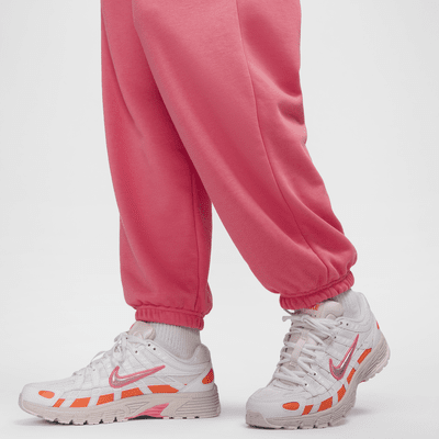 Pants de entrenamiento de French Terry oversized de tiro alto para mujer Nike Sportswear Phoenix Fleece