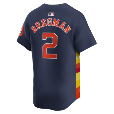 Jersey de la MLB Limited Dri-FIT ADV Nike para hombre Alex Bregman Houston Astros