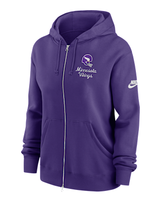 Женское худи Minnesota Vikings Phoenix Rewind Nike NFL Full-Zip Hoodie