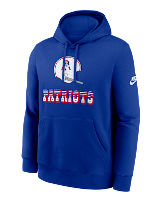 Мужское худи New England Patriots Best Season Rewind Club Nike NFL Pullover Hoodie