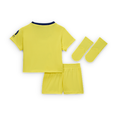 Tredelat fotbollsställ Tottenham Hotspur 2025/26 Stadium (tredjeställ) Nike Total 90 för baby/små barn
