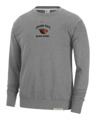 Мужской свитшот Oregon State Standard Issue Nike College Fleece Crew-Neck