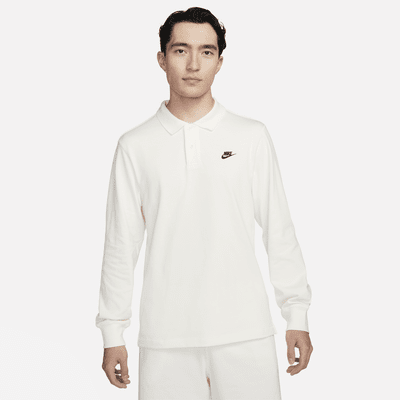 Nike Club Men's Long-Sleeve Knit Polo