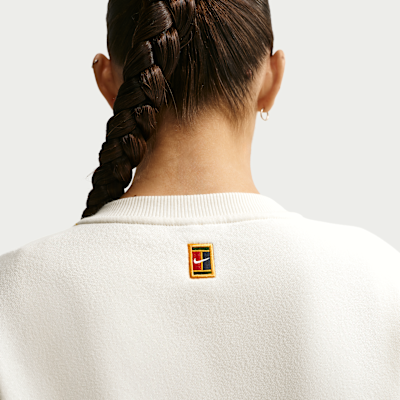 Top de tenis de cuello redondo para mujer NikeCourt Collection