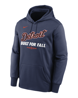 Мужское худи Detroit Tigers 2025 Postseason Authentic Collection Men’s Nike Therma MLB Pullover Hoodie