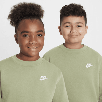 Nike Sportswear Club Fleece Big Kids' Sweatshirt (Extended Size)