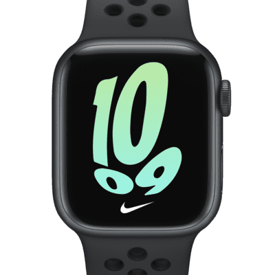 Apple Watch Series 7 (GPS) With Nike Sport Band 41mm Starlight Aluminium  Case