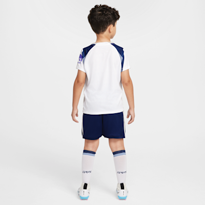Tottenham Hotspur 2025/26 Stadium Home Little Kids' Nike Soccer Replica 3-Piece Kit