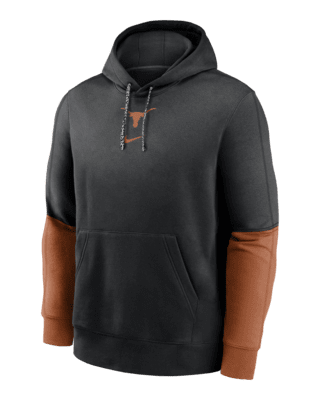 Мужское худи Texas Longhorns Sideline Team Issue Club Nike College Pullover Hoodie