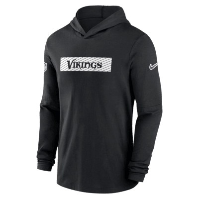 Minnesota Vikings Sideline Men's Nike Dri-FIT NFL Long-Sleeve Hooded Top