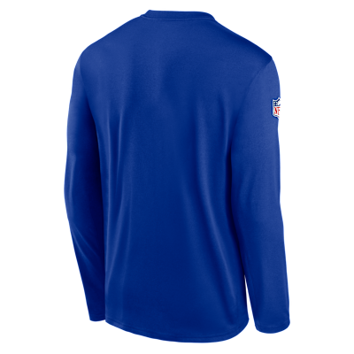 Playera de manga larga Nike Dri-FIT de la NFL para hombre Denver Broncos Alt Legend Small Logo