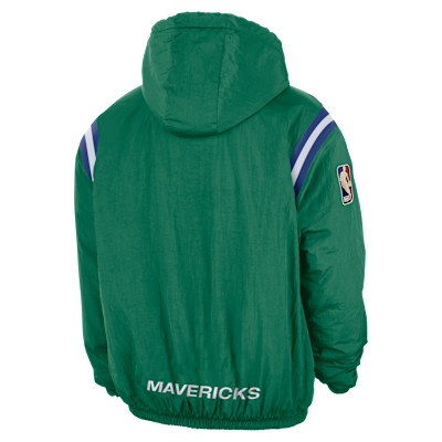 Dallas Mavericks Hardwood Clasics Men's Nike Therma-FIT NBA 1/2-Zip Hoodie