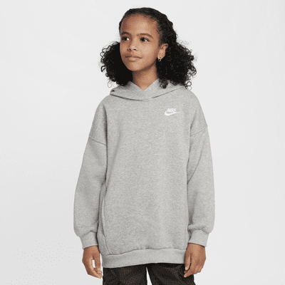 Nike Sportswear Club Fleece Big Kids' Oversized Pullover Hoodie