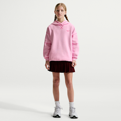 Nike Sportswear Club Fleece Big Kids' (Girls') Oversized Pullover Hoodie