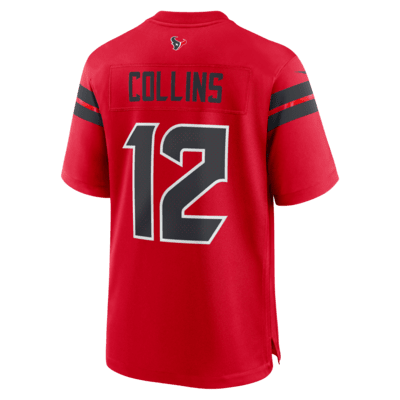 Nico Collins Houston Texans Men's Nike NFL Game Football Jersey